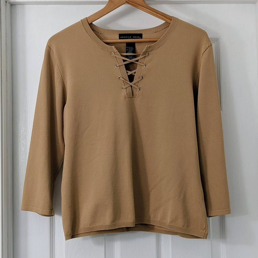 August Silk Knit top